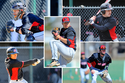 Five Baseball Players Earn NECC Honors