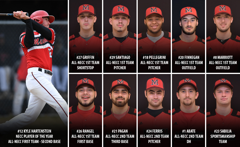 Baseball Has 11 Honored by NECC