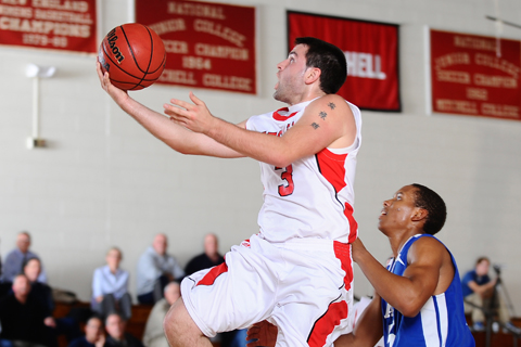 Men's Basketball Clipped at Lesley