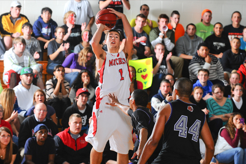 Elms Hands MBB an 87-61 Loss