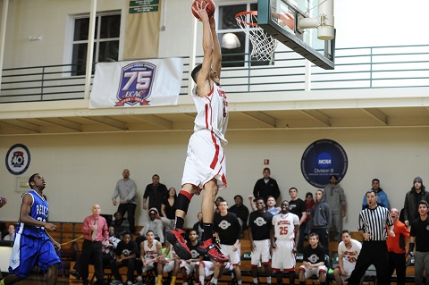 MBB Holds Off Becker to Advance to NECC Finals