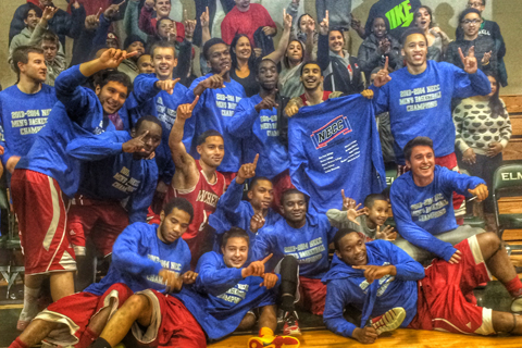 NECC Champions! MBB Edges Elms, Earns First-Ever NCAA Bid