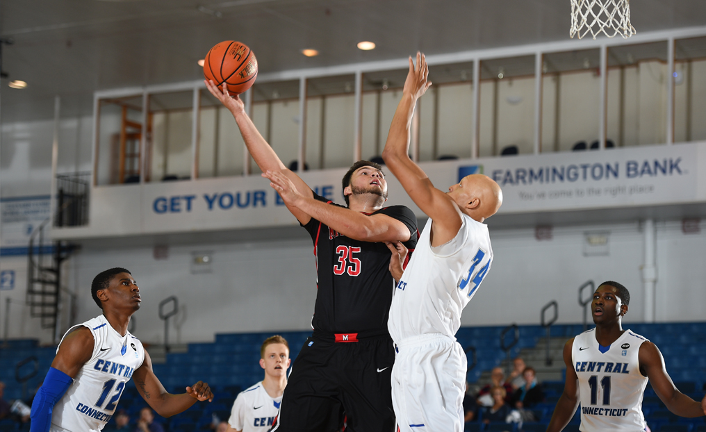 MBB Holds Off Regis for 84-79 Win
