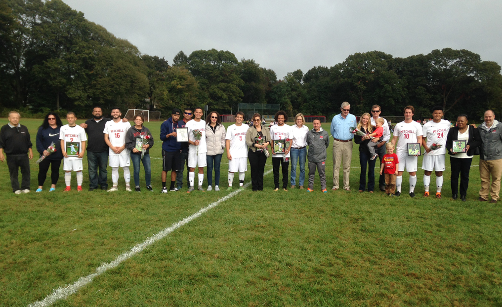 Offensive Outburst Leads Men's Soccer Past Becker on Senior Day