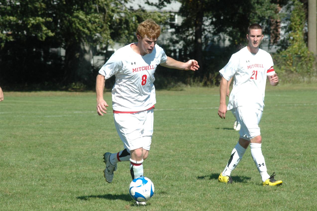 MITCHELL COLLEGE MENS SOCCER EDGES LESLEY UNIVERSITY, 4-3