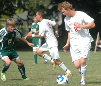 Men's Soccer Picks Up First Win at Lehman