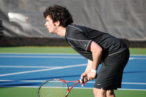 Men's Tennis Beats Lesley, Earns Share of NECC Title