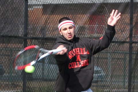 Men's Tennis Falters at Lesley