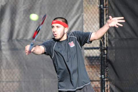 Men's Tennis Tops Lesley 6-3