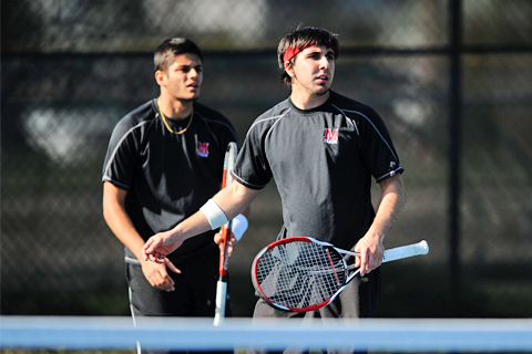 Men's Tennis Sweeps Final NECC Weekly Awards