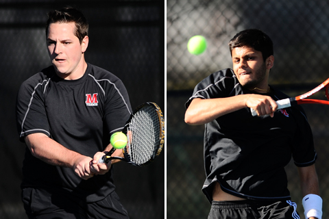 Men's Tennis Duo Honored by NECC
