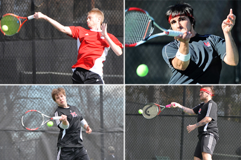 Tennis Lands Four on All-Conference Squad