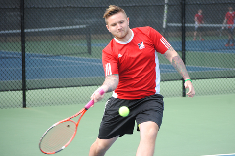 Men's Tennis Closes Regular Season with Win at Wheelock