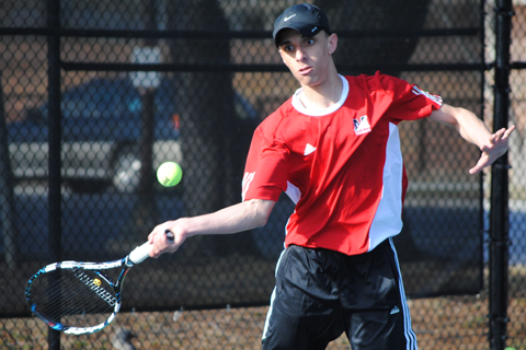 Men's Tennis Tops Albertus Magnus