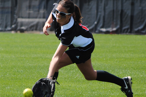 Softball Drops Season Opener at Rebel Games