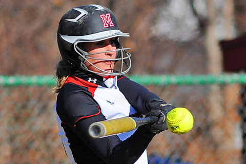 Softball Slugs to Sweep at Southern Vermont