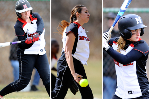 Three Softball Players Earn NECC Honors