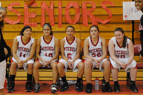 WBB Downs Elms on Senior Night