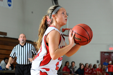 WBB Picks Up Win at Lesley