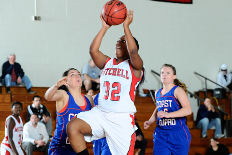 Newbury Holds Off Mitchell WBB