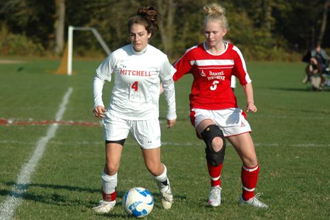 Lesley Tops Mitchell in NECC Women's Soccer Finals