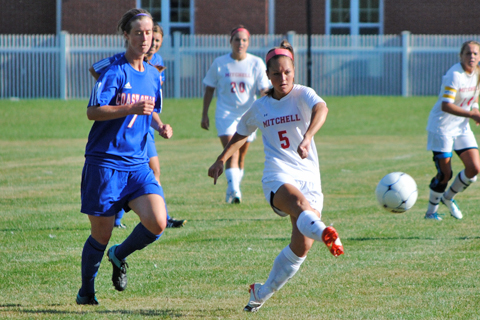 Second Half Goals Push Women's Soccer Over Elms