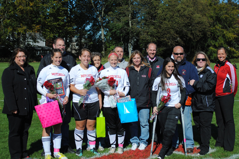 Women's Soccer Cruises Past Wheelock on Senior Day
