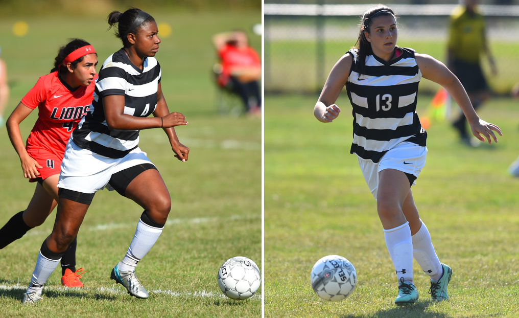 Women's Soccer Pair Earns NECC Honors