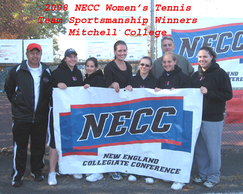 Women's Tennis Receives NECC Sportsmanship Award