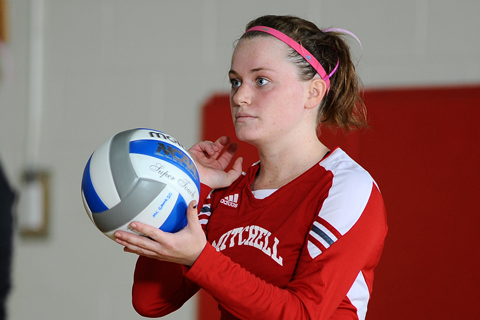Volleyball Falls to Regis in Four Sets