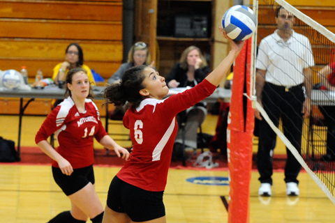 Volleyball Falls 3-0 at Albertus Magnus