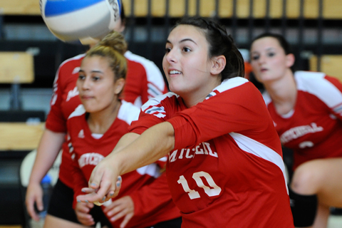 Volleyball Blanked by RIC
