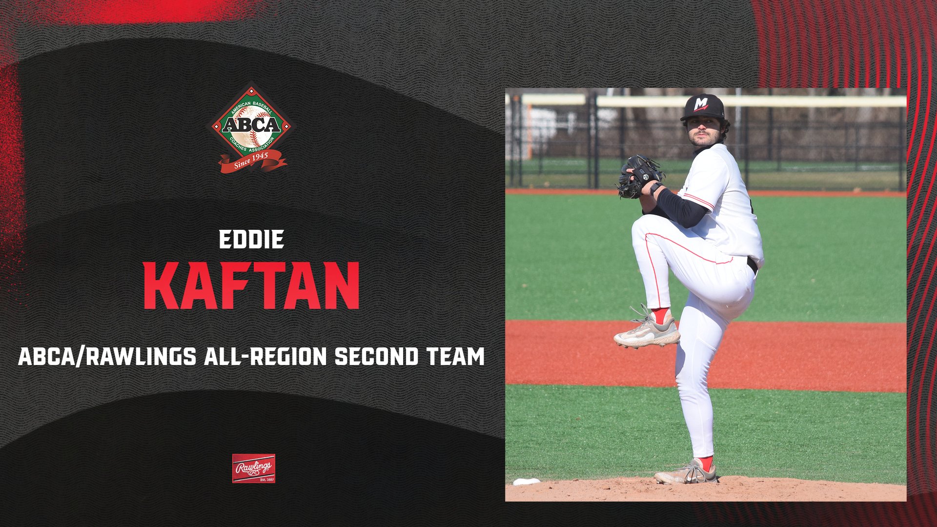Kaftan Named to ABCA/Rawlings All-Region Team