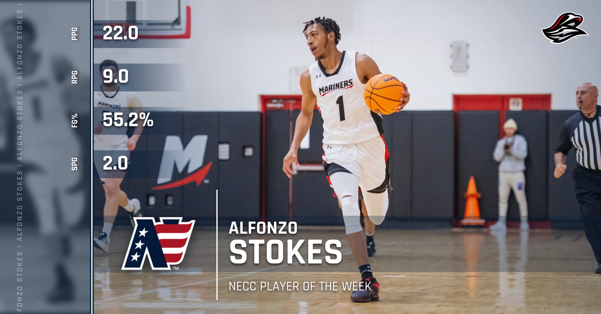 Stokes named NECC Player of the Week