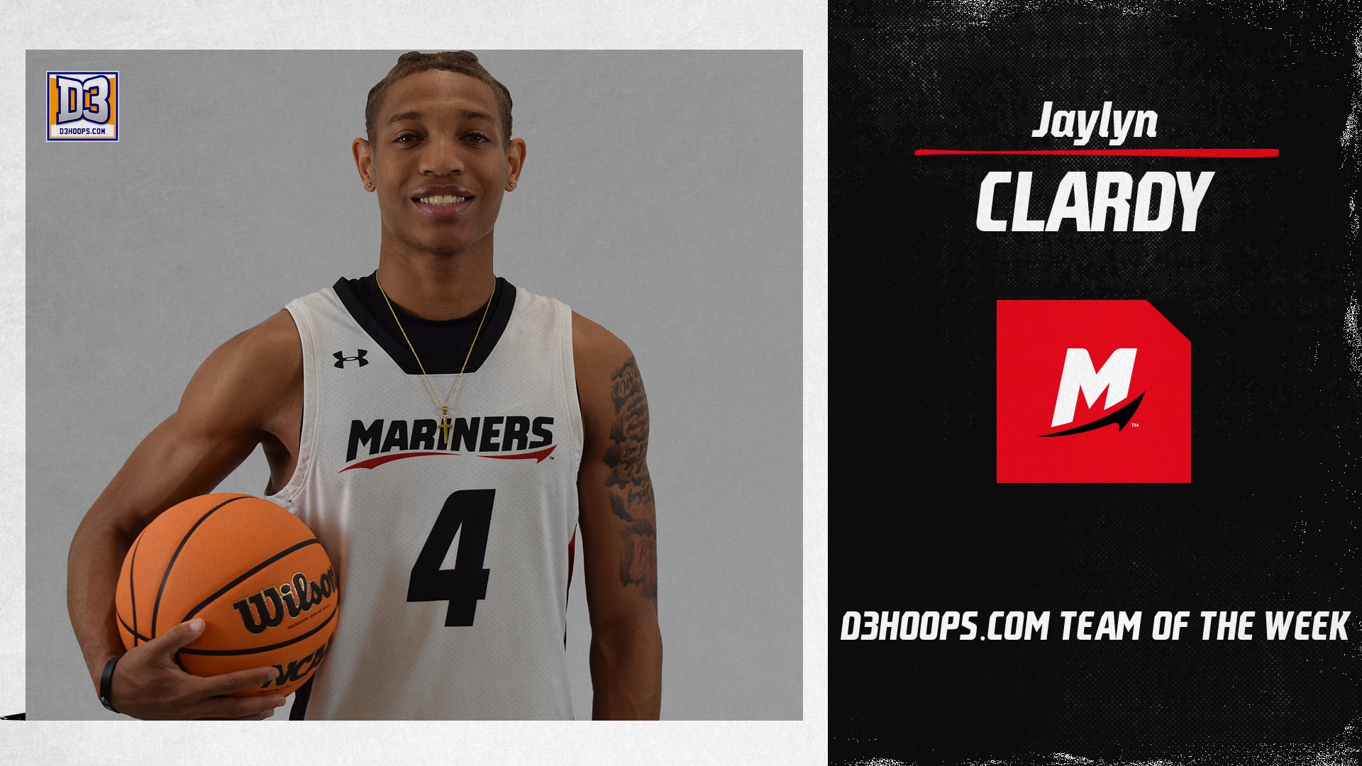 Clardy Lands on D3hoops.com Team of the Week