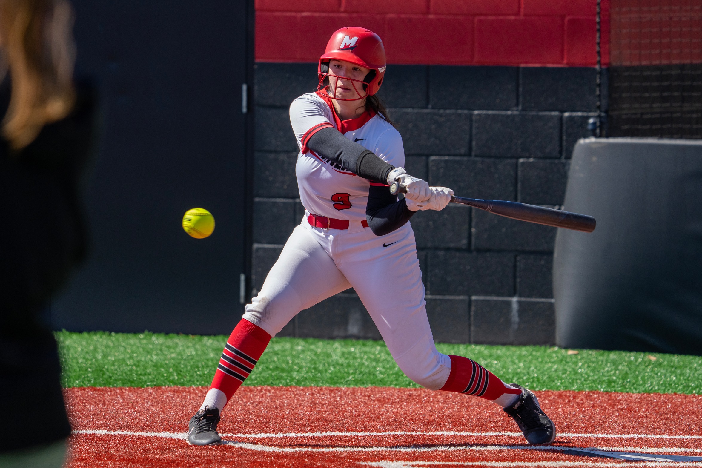 Softball Swept by Wesleyan at Home