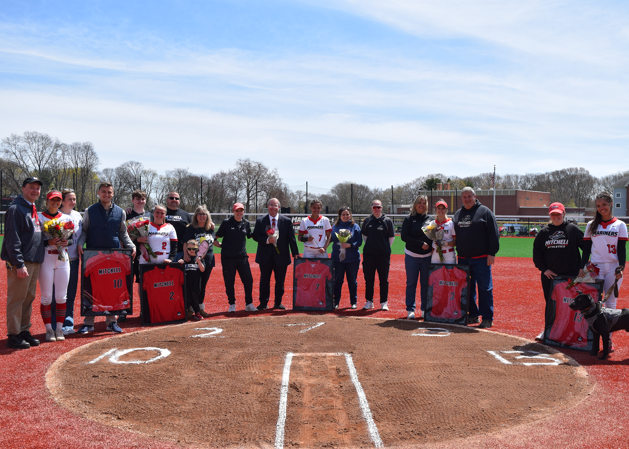 Softball Splits with Rivier on Senior Day