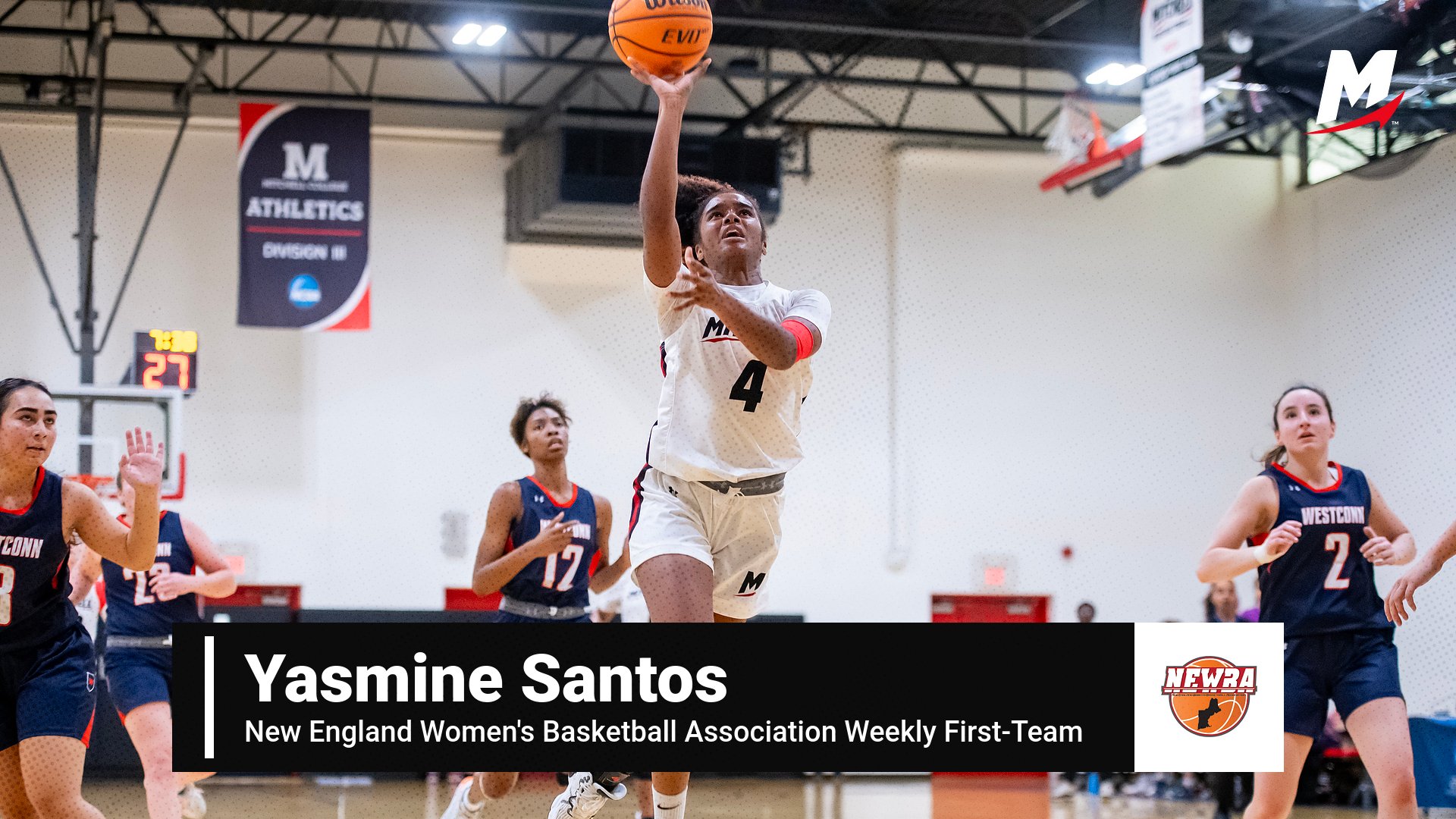 Santos Lands on NEWBA Weekly First-Team
