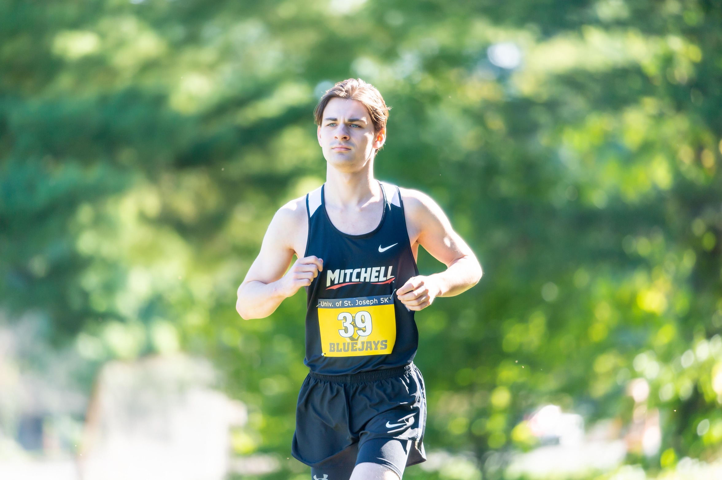 Cross Country Races in Elms College Invitational